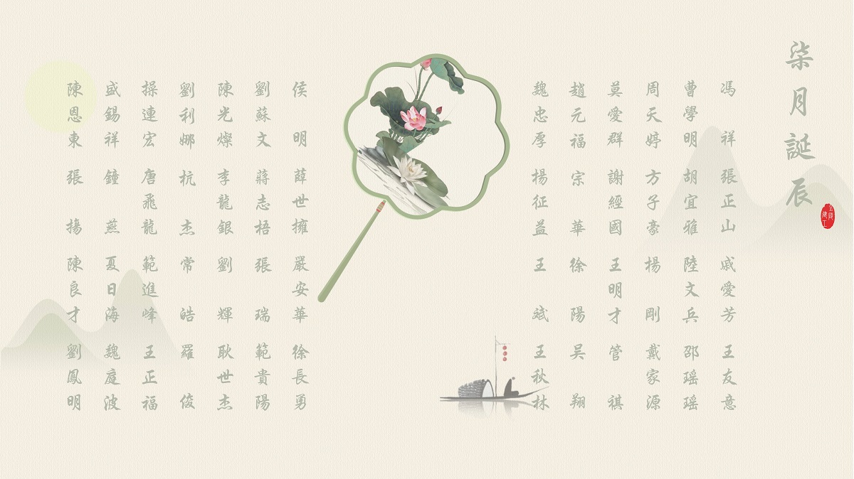 【生日祝?！抗ё?月生日的員工生日快樂！